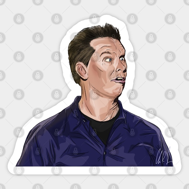 Brian Regan: Huh Sticker by 51Deesigns
